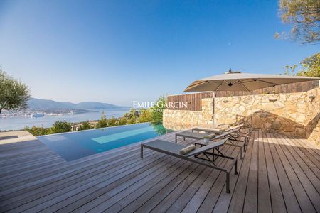 Villa contemporaine à louer à Propriano, toutes prestations incluses, vue mer panoramique. - Photo 3