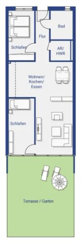 DEIN ZUHAUSE MIT GARTEN // Erdgeschosswohnung mit 3 Zimmern, Tageslichtbad, Garten & Terrasse - Foto 5