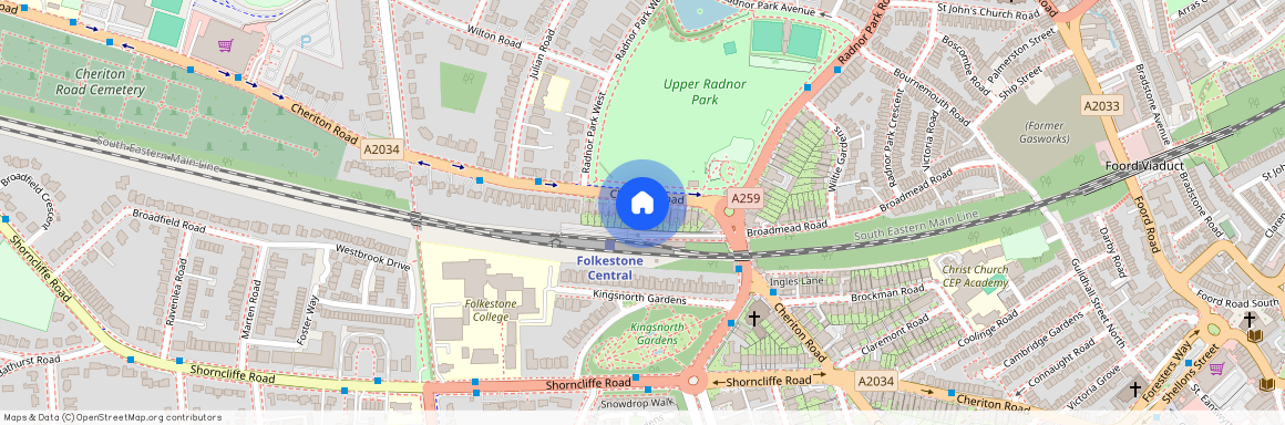 Cheriton Road, Folkestone, Kent, CT19