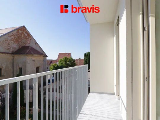Pronájem bytu 2+kk, ulice Sušilovo náměstí, Rousínov, lodžie, novostavba, nízkoenergetický dům, možnost parkování - Fotografie 1
