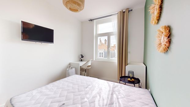 SAINTE ANNE C Colocation 4 chambres à Lille - Photo 1