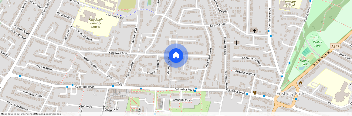 Bedroom Detached House In Ensbury, BH10