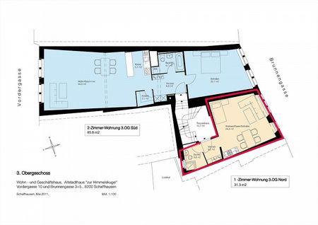 1.0 Zimmerwohnung in Schaffhausen - Photo 3