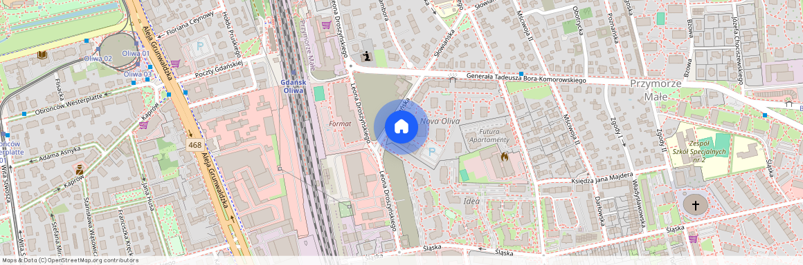 ul. Słowiańska, Przymorze Małe, Gdańsk, pomorskie
