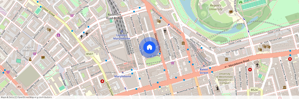 Dorset Square, Marylebone, London, NW1 6QB, North London