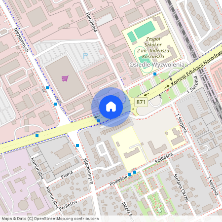 ul. Komisji Edukacji Narodowej, Stalowa Wola, stalowowolski, podkarpackie