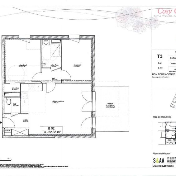 Location Appartement 3 pièces 62m² ST ORENS DE GAMEVILLE 31650 - Photo 2