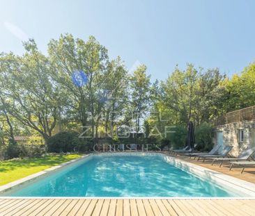 Gordes - Magnifique maison en pierre avec vue et piscine, à deux pa... - Photo 2