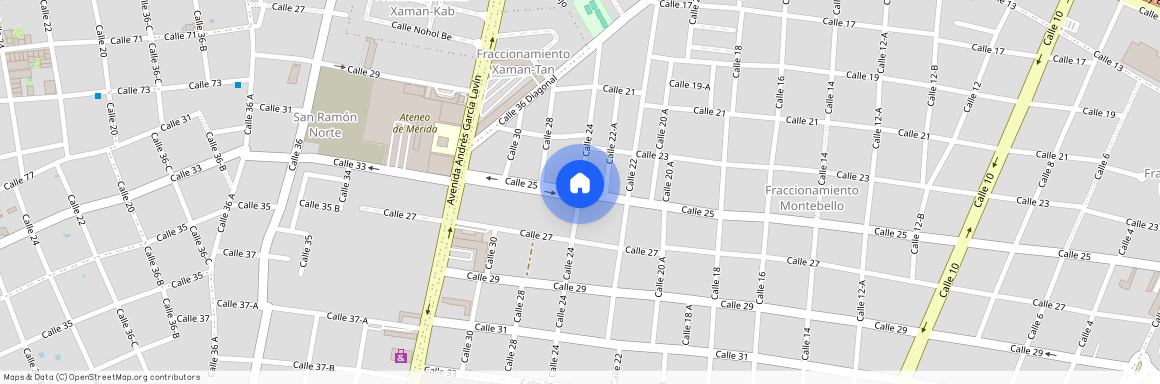 Calle 24, Fraccionamiento Montebello, Mérida, Yucatán, 97113, México