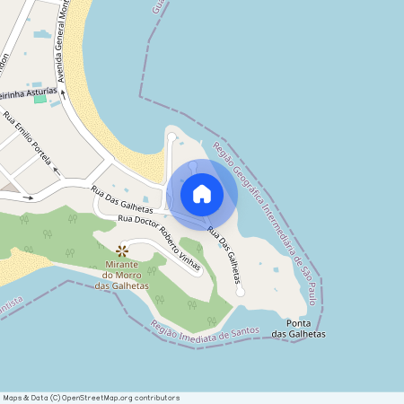 R Costa Esmeralda, Jardim Astúrias, Guarujá, SP