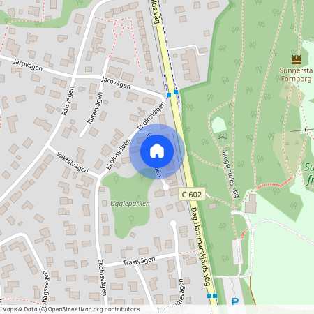 Fjällugglevägen, Uppsala