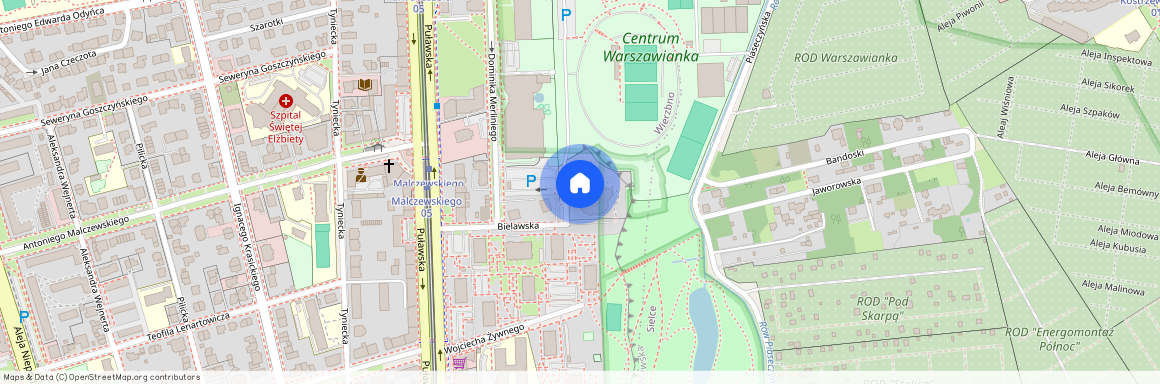 ul. Bielawska, Wierzbno, Mokotów, Warszawa, mazowieckie