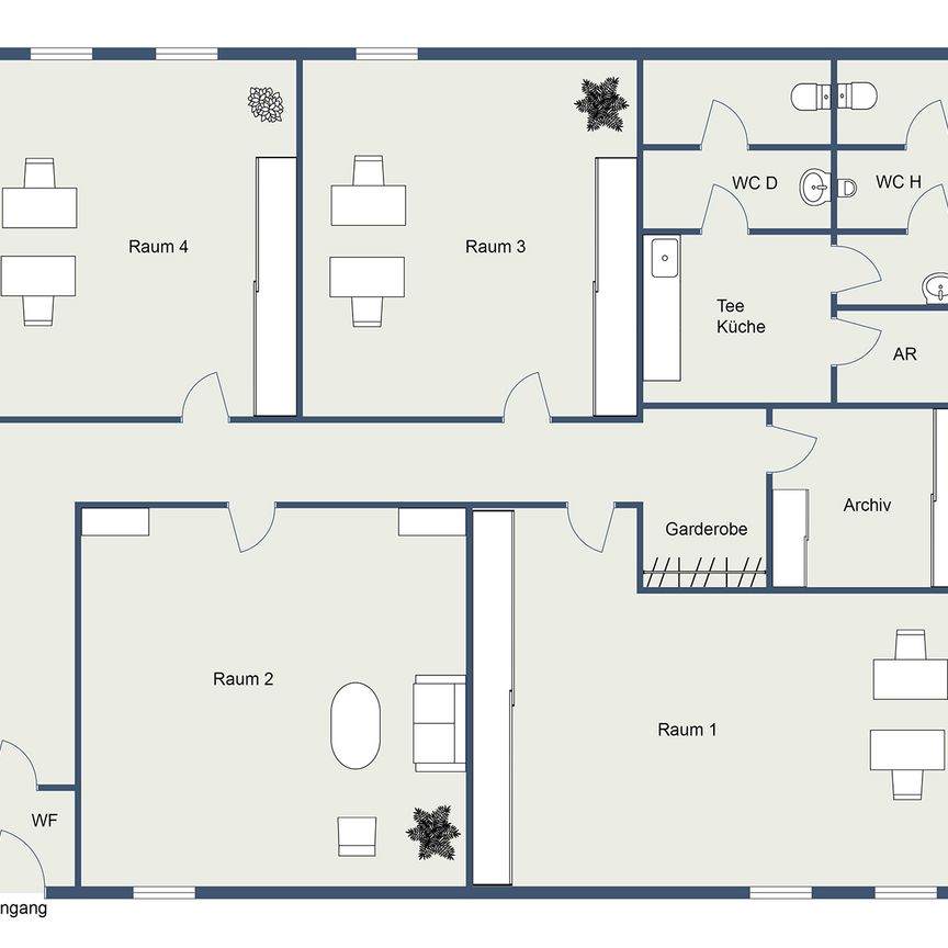 Büroräume in verkehrsgünstiger und kundenfreundlicher Lage - Photo 1