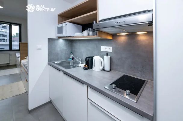 Pronájem moderního bytu 1+kk (Double B) u Vaňkovky – BEZ PROVIZE! - Photo 1
