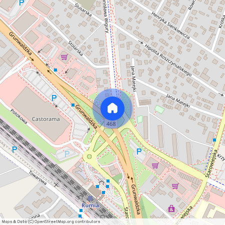 ul. Żwirki i Wigury, Rumia, wejherowski, pomorskie