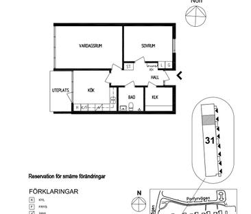 Fältspatvägen 31 G, våning None - Photo 4
