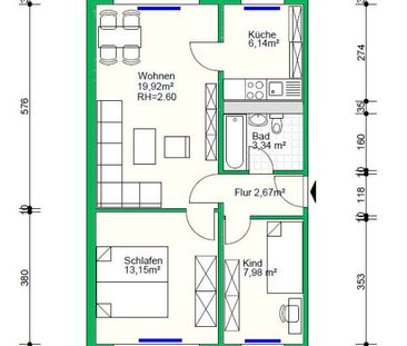 Renovierte 3 Raumwohnung sucht sportliche Nachmieter! - Photo 3