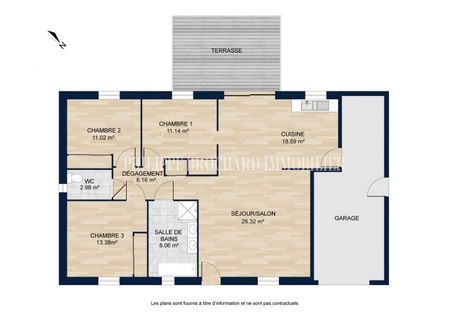 Plain pied 3 chambre garage - Photo 5