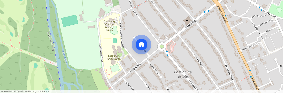 Trefusis Walk, Cassiobury, Watford, WD17