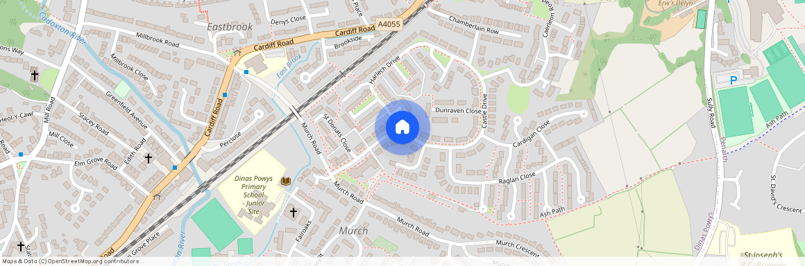 Castle Drive, The Parade, Dinas Powys
