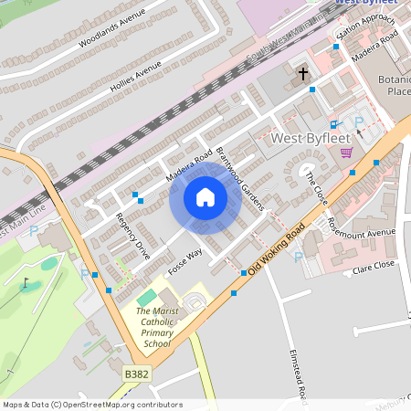 KT1, West Byfleet