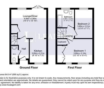 2 bedroom house to rent Near Side, Northampton, Northamptonshire, NN5 - Photo 6
