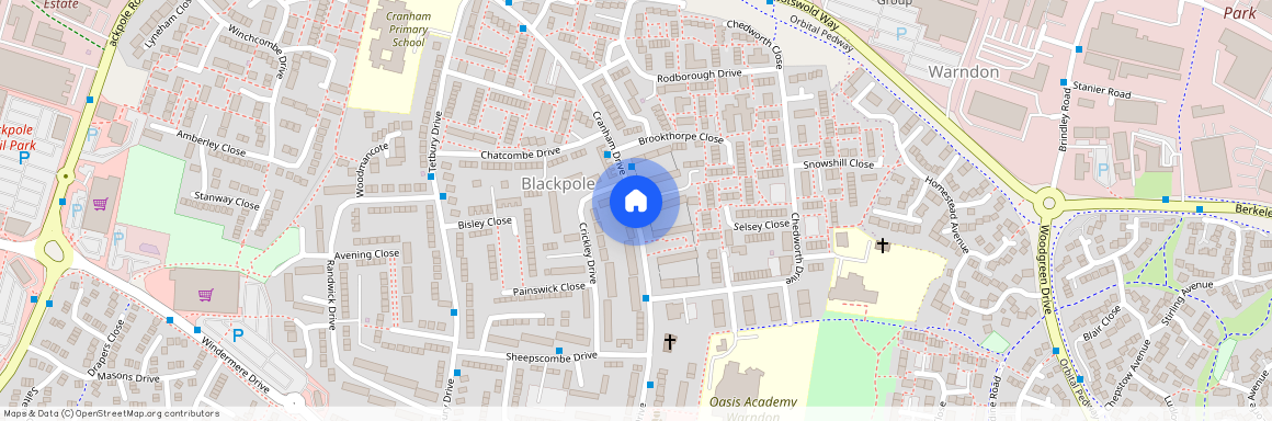 Cranham Drive, Worcester, Worcestershire, WR4