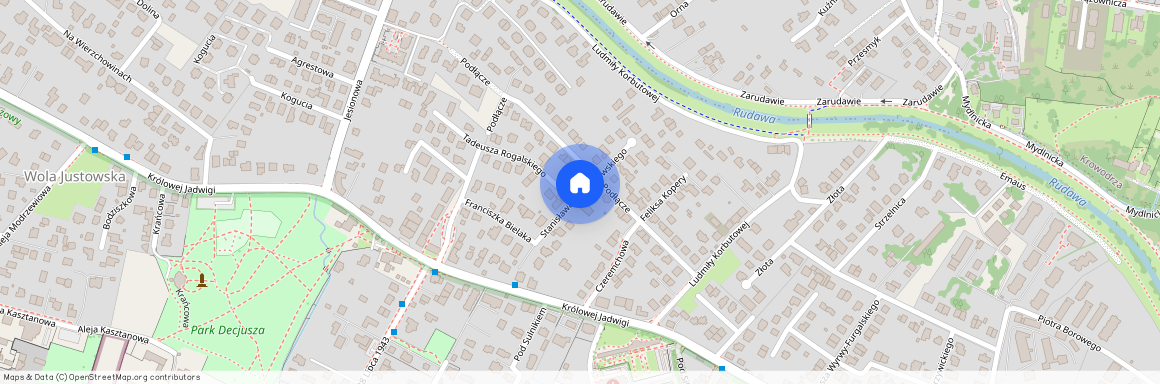 ul. Stanisława Ciechanowskiego, Wola Justowska, Zwierzyniec, Kraków, małopolskie