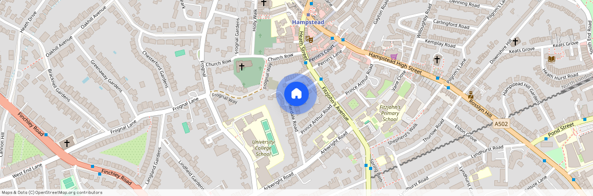 Hampstead, Ellerdale Road, NW3 6BA, London