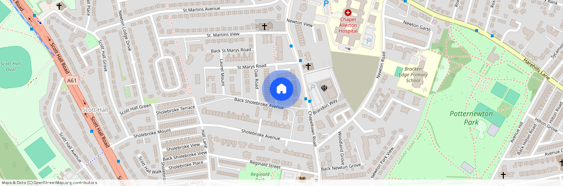 Oak Road, Potternewton, Leeds, West Yorkshire, UK, LS7