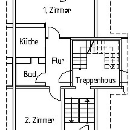 2-Raum-Wohnung mit 50 m² in Sachsendorf - Foto 2