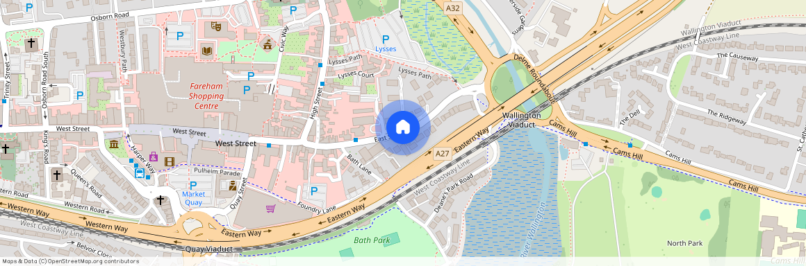 OVER 55's ONLY Fareham East Street UNFURNISHED