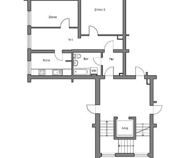 Noch Baustelle: Drei-Zimmer-Wohnung in Baumheide, Bezug ab Februar ... - Foto 4