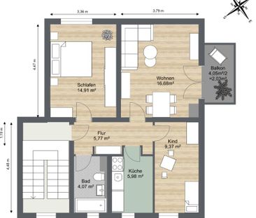 In ruhiger Lage wohnen! - Foto 6