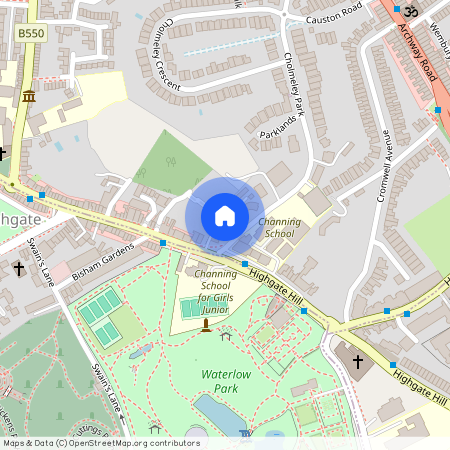 Cholmeley Park, Cholmeley Lodge N6