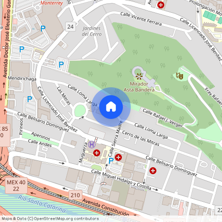Calle Loma Larga, Obispado, Monterrey, Nuevo León, 64060, México