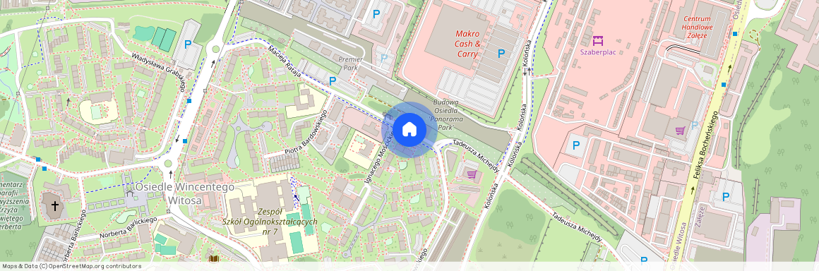 ul. Ignacego Mościckiego, Osiedle Witosa, Katowice, śląskie