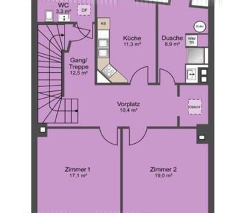 3.5 Zimmer, 93 m², 3. Stock - Photo 4