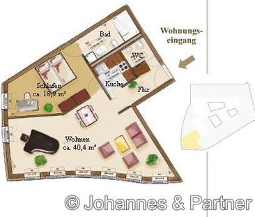 01067 Dresden - Altstadt , Neumarkt Typ H WE 9 - Photo 3