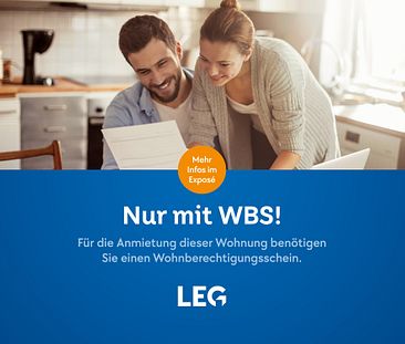 Frei für Zwei! gut geschnittene 2 Zimmerwohnung mit Balkon und Aufzug - WBS erforderlich - Foto 4