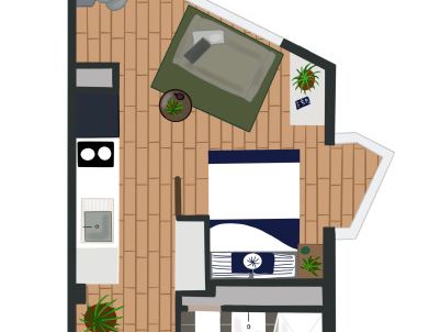 Comfy Premium Contemporary Midnight - Photo 1