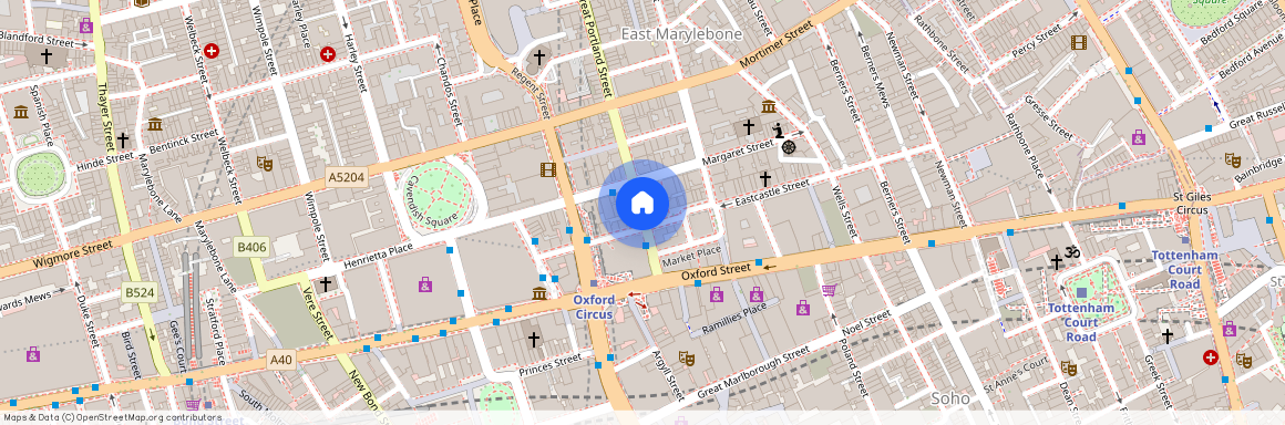 Great Portland Street, London, W1W