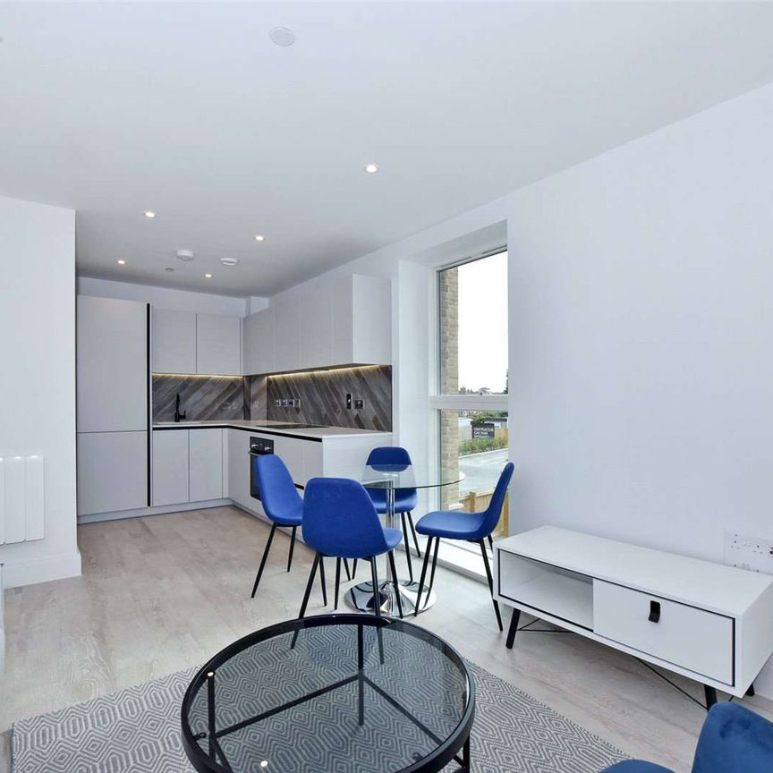 A first floor furnished apartment with south facing private balcony in the sought after Horlicks Artesian House development by Berkeley Homes. - Photo 1