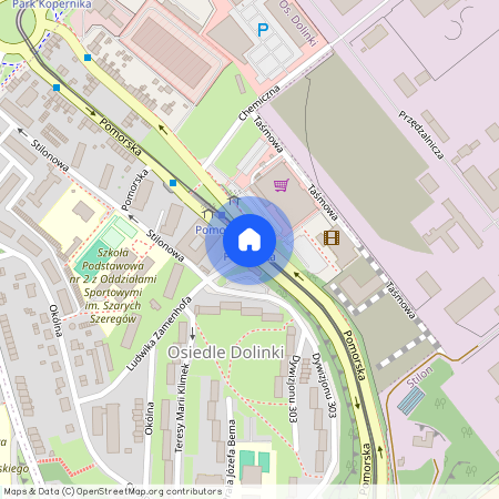 ul. Pomorska, Dolinki, Gorzów Wielkopolski, lubuskie