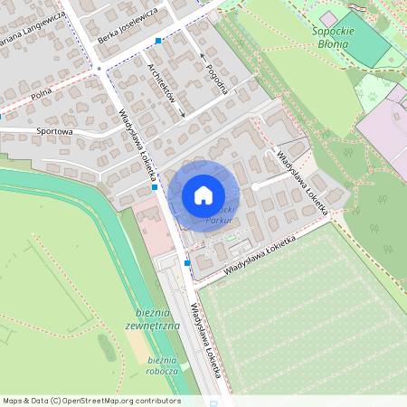 ul. Władysława Łokietka, Karlikowo, Sopot, pomorskie