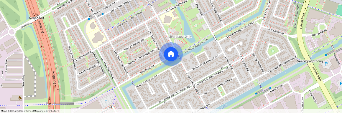 Literatuurwijk Midden-west, 1321 PA, Vasalisstraat, Almere