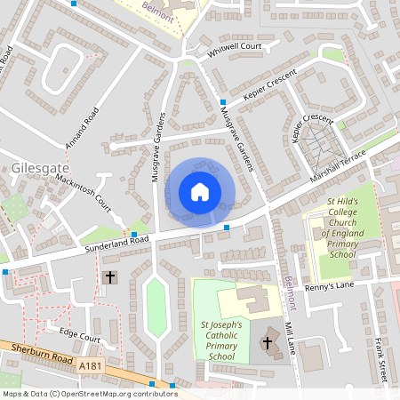 Musgrave Gardens, Gilesgate, DH1
