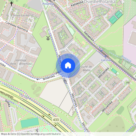 ul. Milczańska, Łacina, Nowe Miasto, Poznań, wielkopolskie