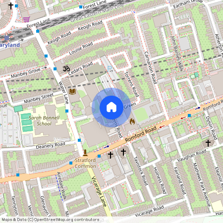 The Green, Stratford, London, E15