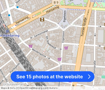 Luftig möblierte Maisonette im französischen Stil mit Dachterrasse - Photo 1